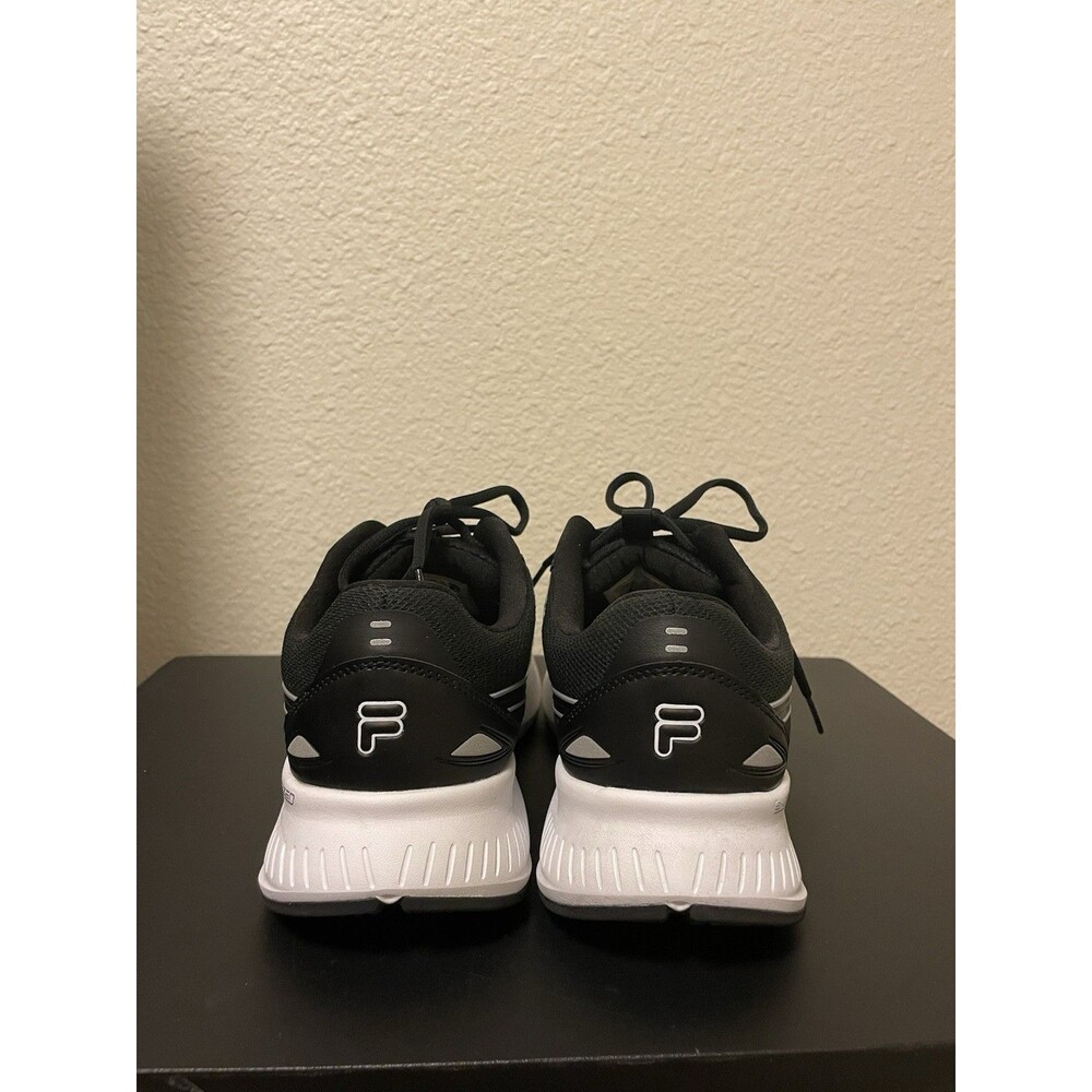 FILA Men’s Action-Stride Energized Black, White Athletic Sneakers EUC Mens 10 - Picture 3 of 6